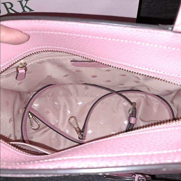 Kate Spade Sam Medium Satchel Bright Carnation - Picture 3 of 10